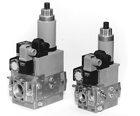 MB-ZRD (LE) 405-412 B01 Combined Regulator And Safety Shut Off Valves - Two Stage Function (High/low)